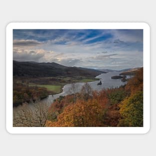 Loch Tummel from Queens View Sticker